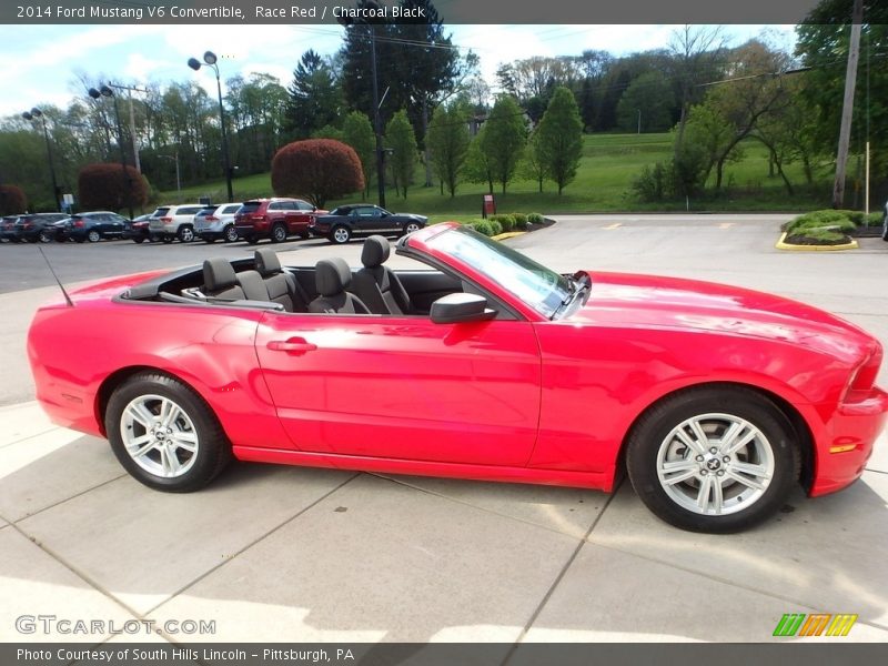 Race Red / Charcoal Black 2014 Ford Mustang V6 Convertible