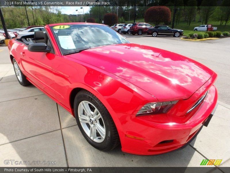 Race Red / Charcoal Black 2014 Ford Mustang V6 Convertible