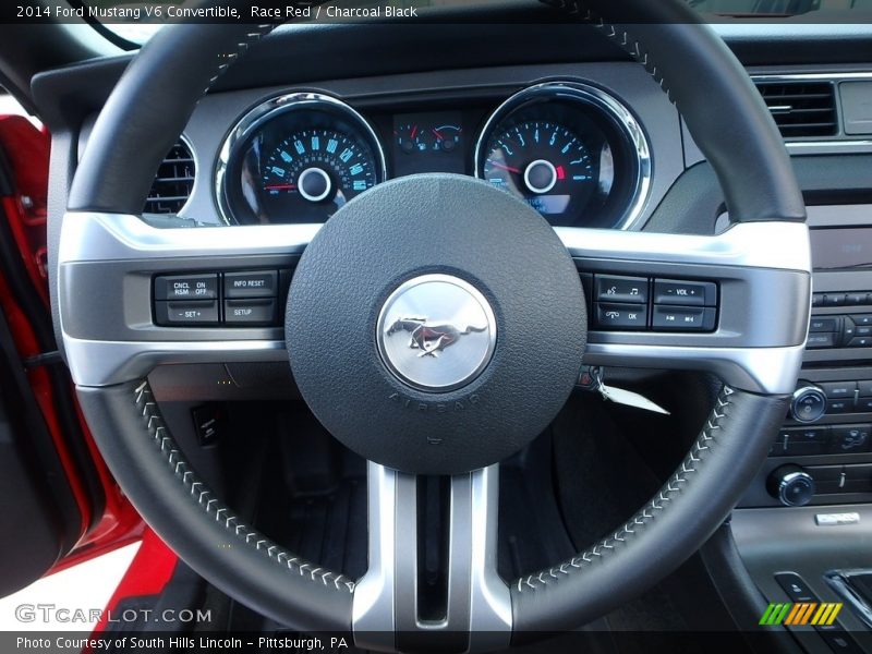 Race Red / Charcoal Black 2014 Ford Mustang V6 Convertible