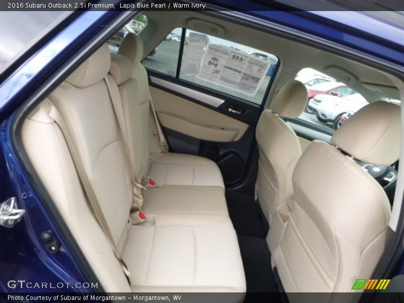 Lapis Blue Pearl / Warm Ivory 2016 Subaru Outback 2.5i Premium