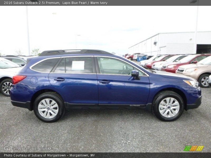 Lapis Blue Pearl / Warm Ivory 2016 Subaru Outback 2.5i Premium