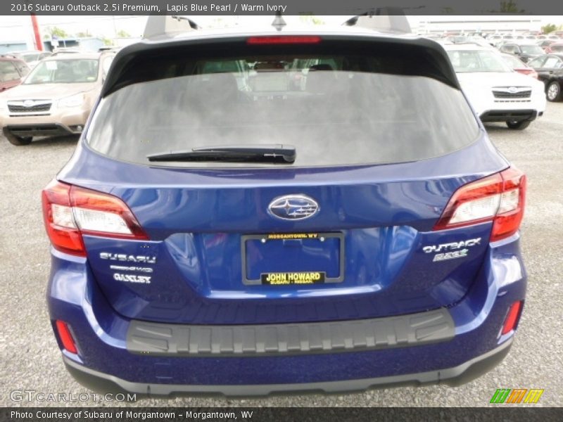 Lapis Blue Pearl / Warm Ivory 2016 Subaru Outback 2.5i Premium