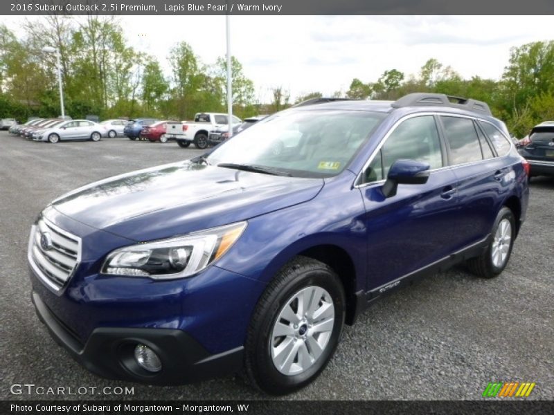 Lapis Blue Pearl / Warm Ivory 2016 Subaru Outback 2.5i Premium