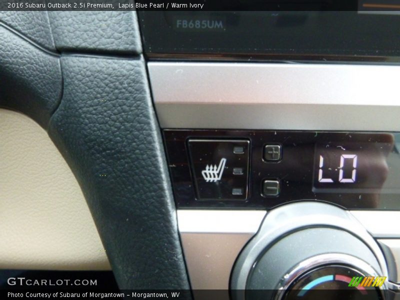 Lapis Blue Pearl / Warm Ivory 2016 Subaru Outback 2.5i Premium