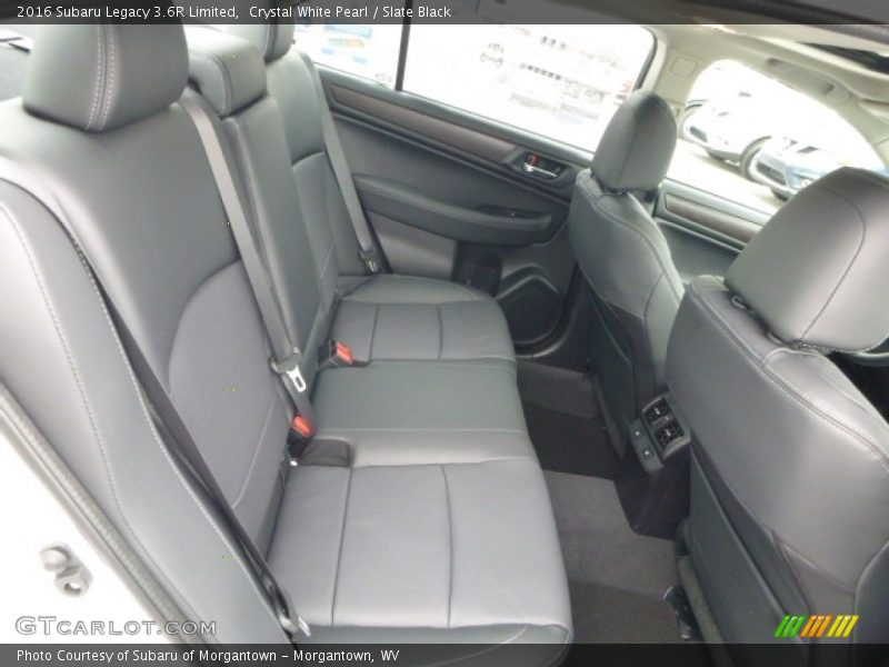 Crystal White Pearl / Slate Black 2016 Subaru Legacy 3.6R Limited
