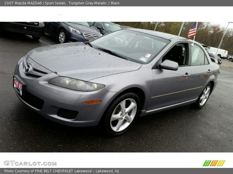 Tungsten Gray Metallic / Black 2007 Mazda MAZDA6 i Sport Sedan