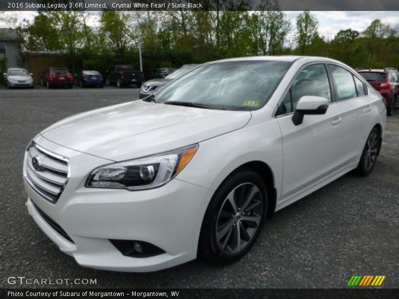 Crystal White Pearl / Slate Black 2016 Subaru Legacy 3.6R Limited