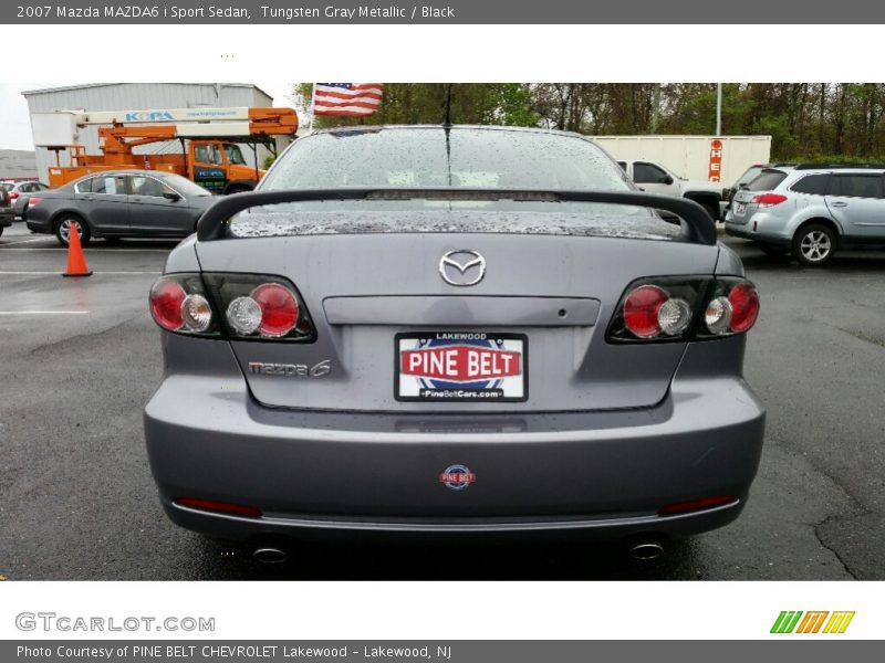 Tungsten Gray Metallic / Black 2007 Mazda MAZDA6 i Sport Sedan