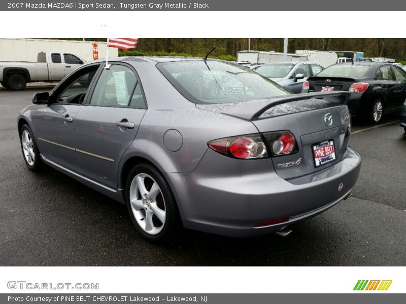 Tungsten Gray Metallic / Black 2007 Mazda MAZDA6 i Sport Sedan