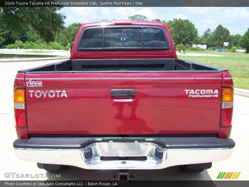 Sunfire Red Pearl / Oak 2000 Toyota Tacoma V6 PreRunner Extended Cab