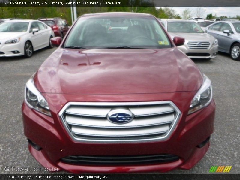 Venetian Red Pearl / Slate Black 2016 Subaru Legacy 2.5i Limited