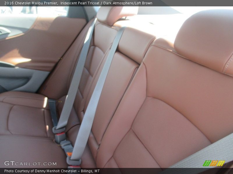 Iridescent Pearl Tricoat / Dark Atmosphere/Loft Brown 2016 Chevrolet Malibu Premier