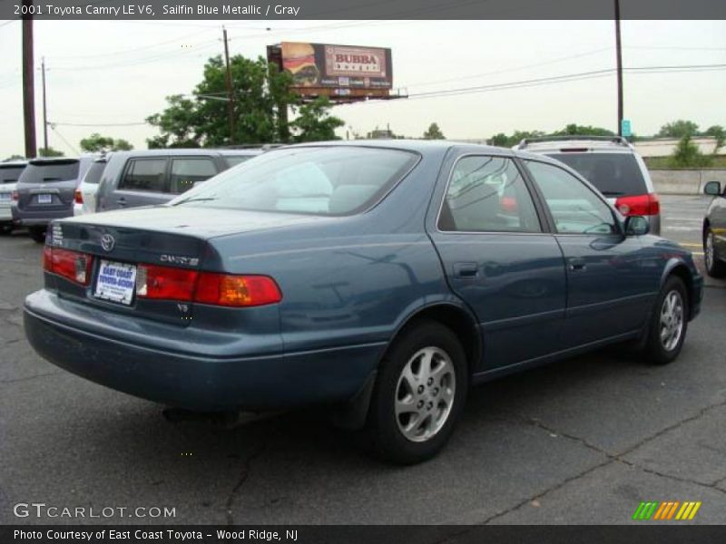 Sailfin Blue Metallic / Gray 2001 Toyota Camry LE V6