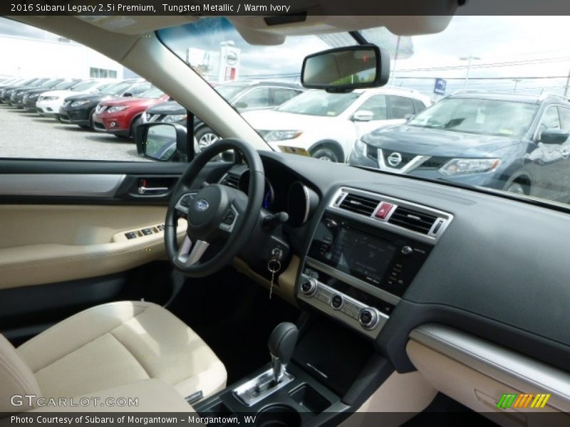 Tungsten Metallic / Warm Ivory 2016 Subaru Legacy 2.5i Premium