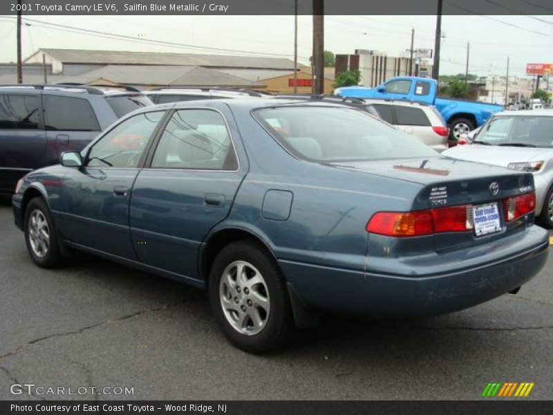 Sailfin Blue Metallic / Gray 2001 Toyota Camry LE V6