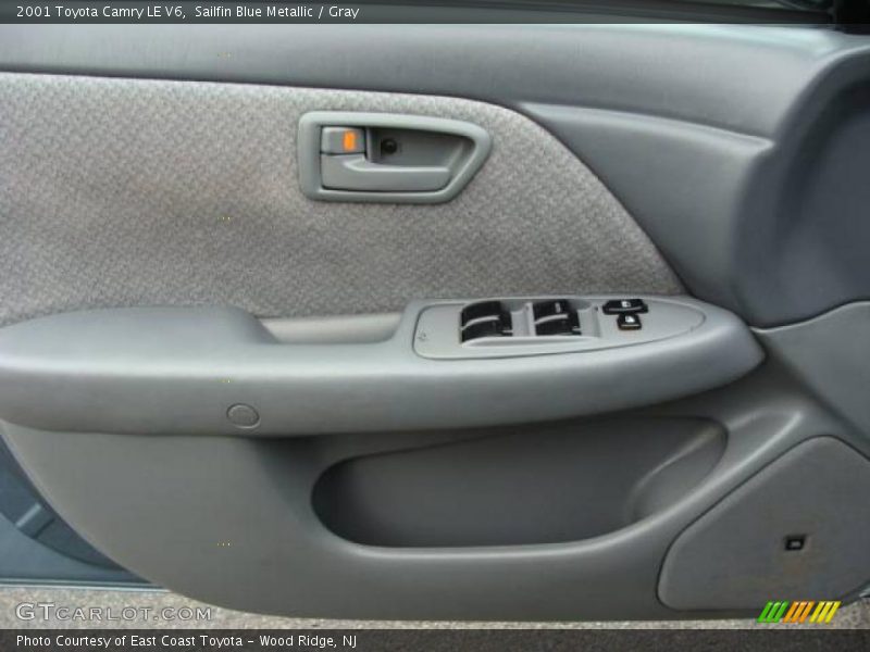 Sailfin Blue Metallic / Gray 2001 Toyota Camry LE V6