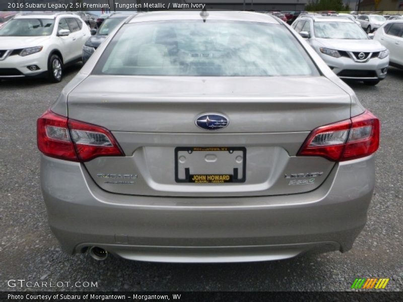 Tungsten Metallic / Warm Ivory 2016 Subaru Legacy 2.5i Premium