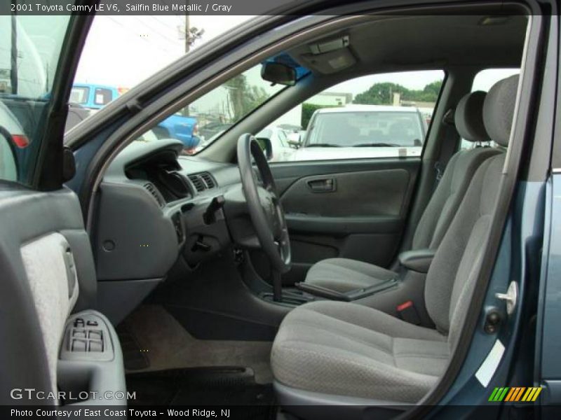 Sailfin Blue Metallic / Gray 2001 Toyota Camry LE V6