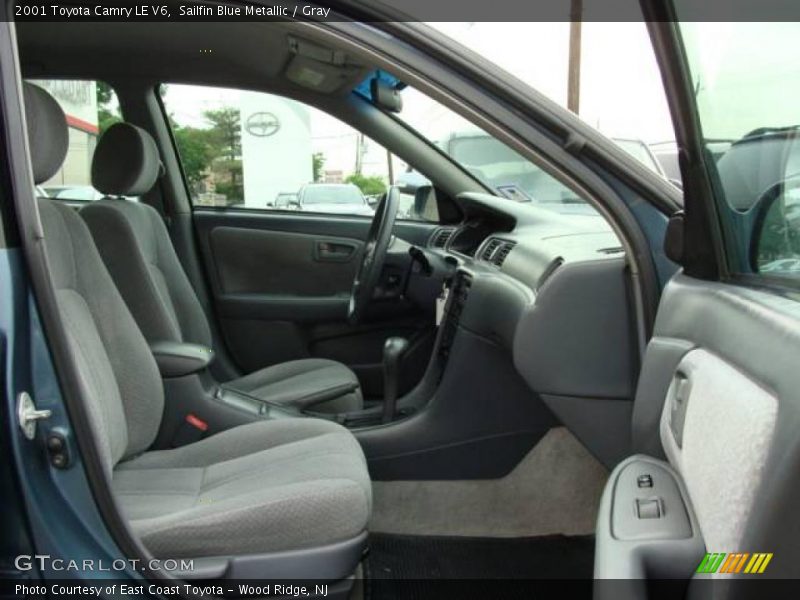 Sailfin Blue Metallic / Gray 2001 Toyota Camry LE V6