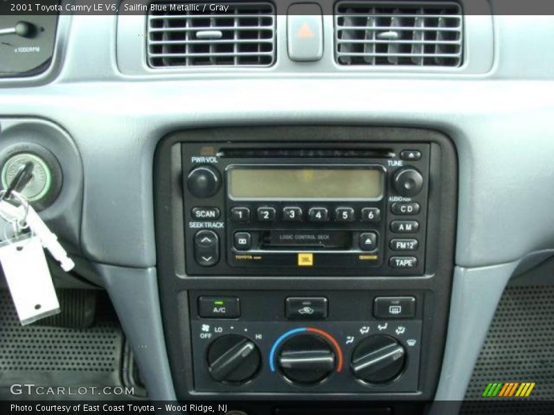Sailfin Blue Metallic / Gray 2001 Toyota Camry LE V6