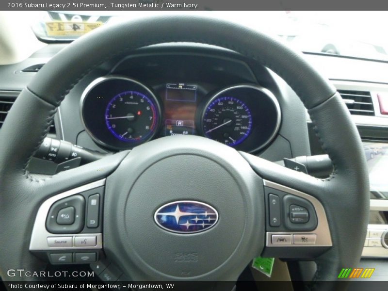 Tungsten Metallic / Warm Ivory 2016 Subaru Legacy 2.5i Premium