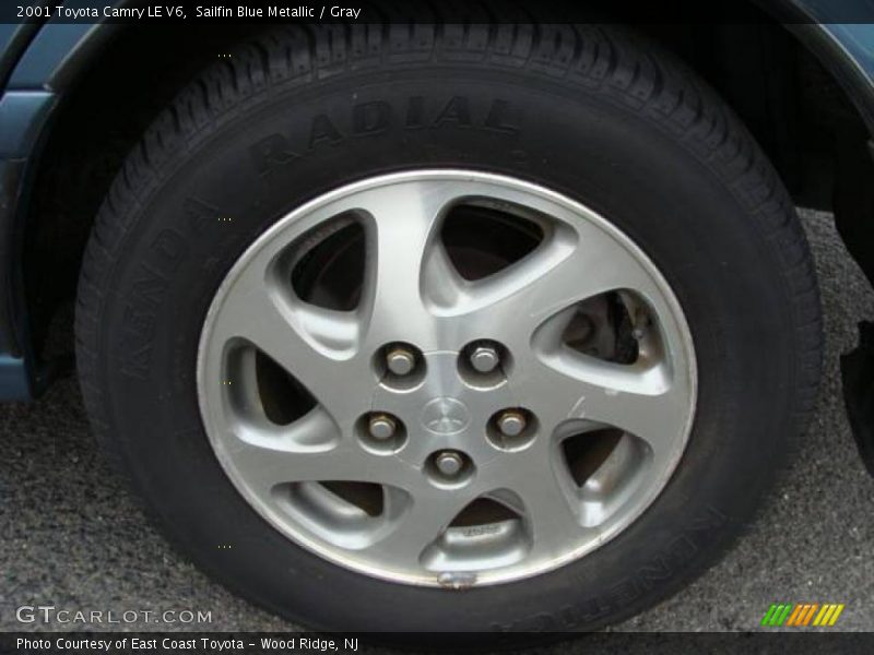 Sailfin Blue Metallic / Gray 2001 Toyota Camry LE V6