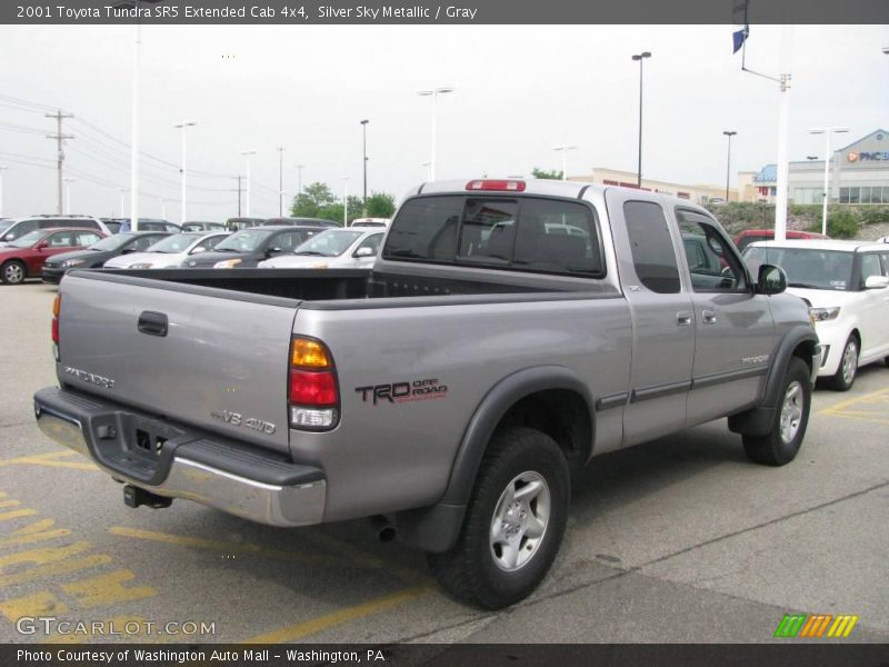 Silver Sky Metallic / Gray 2001 Toyota Tundra SR5 Extended Cab 4x4