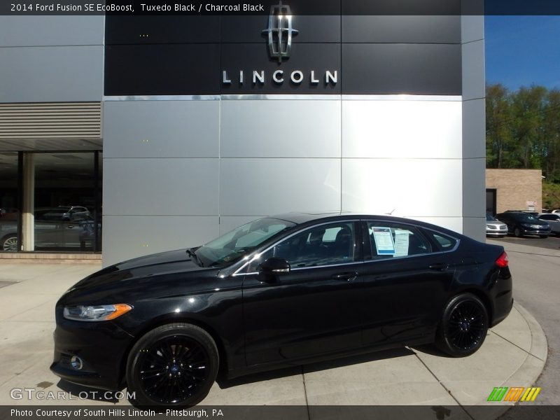 Tuxedo Black / Charcoal Black 2014 Ford Fusion SE EcoBoost