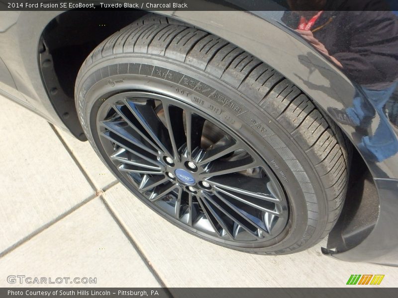 Tuxedo Black / Charcoal Black 2014 Ford Fusion SE EcoBoost