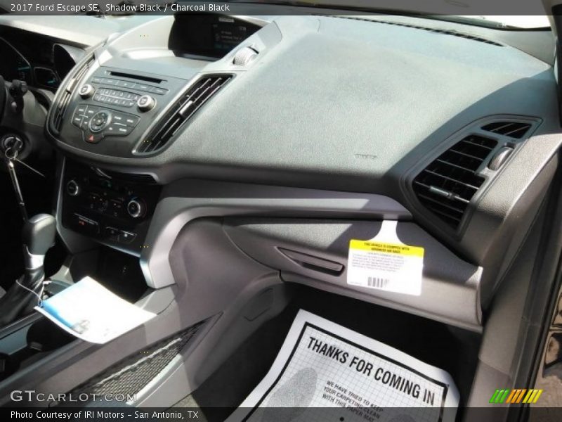 Shadow Black / Charcoal Black 2017 Ford Escape SE