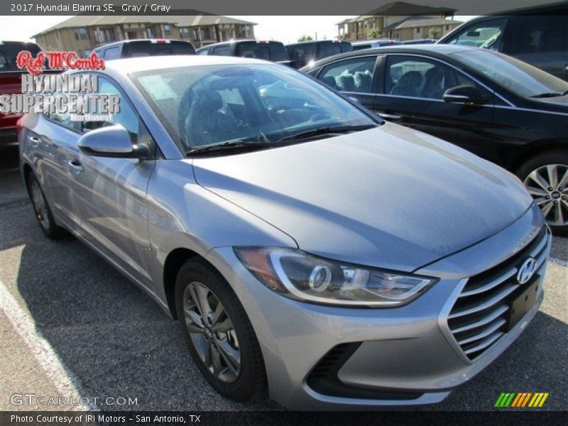 Gray / Gray 2017 Hyundai Elantra SE