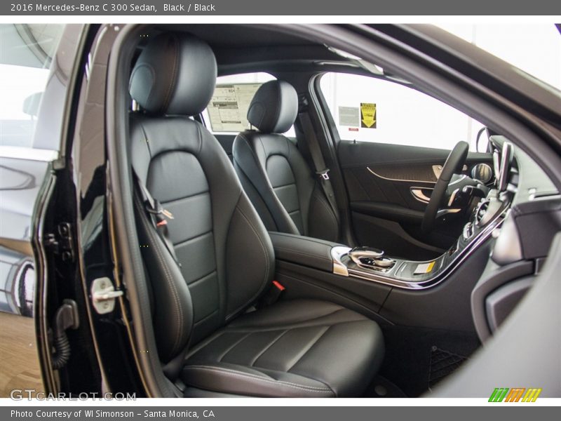 Black / Black 2016 Mercedes-Benz C 300 Sedan