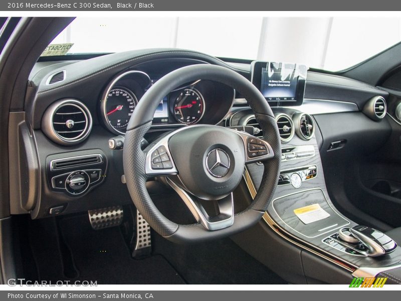 Black / Black 2016 Mercedes-Benz C 300 Sedan