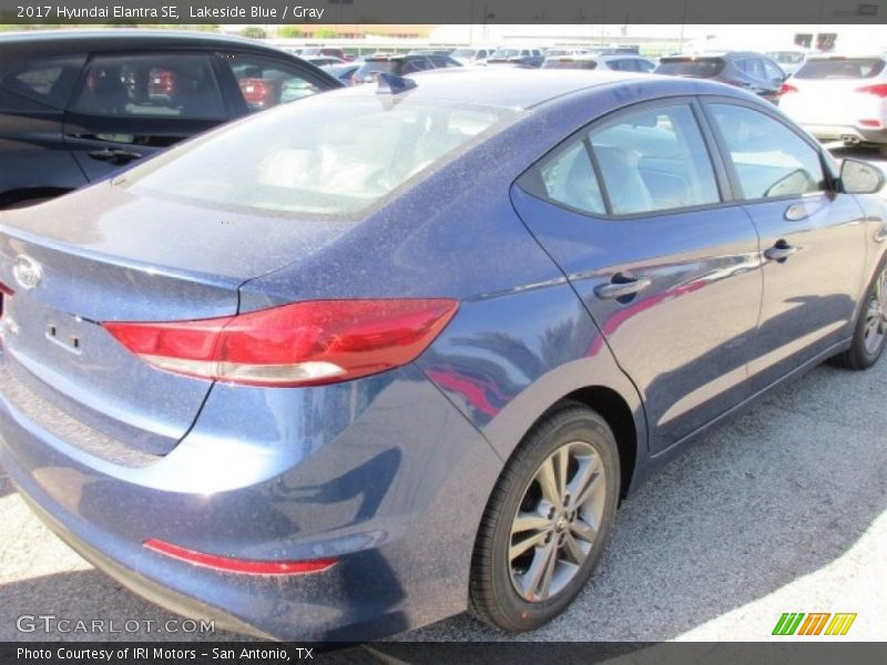 Lakeside Blue / Gray 2017 Hyundai Elantra SE