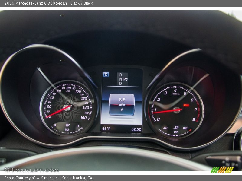 Black / Black 2016 Mercedes-Benz C 300 Sedan