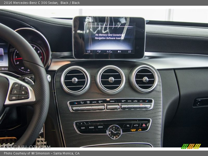 Black / Black 2016 Mercedes-Benz C 300 Sedan