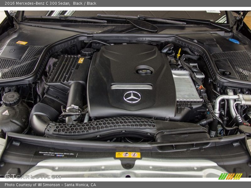 Black / Black 2016 Mercedes-Benz C 300 Sedan