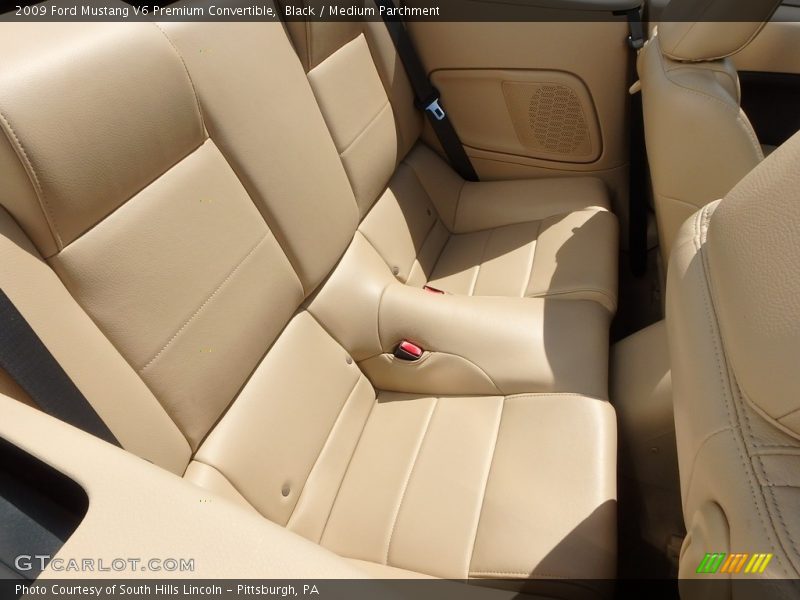Black / Medium Parchment 2009 Ford Mustang V6 Premium Convertible