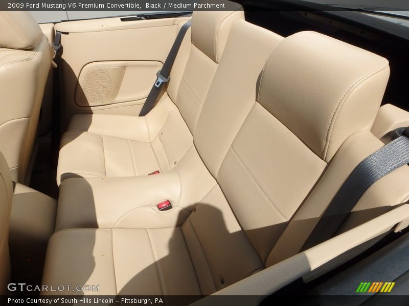 Black / Medium Parchment 2009 Ford Mustang V6 Premium Convertible