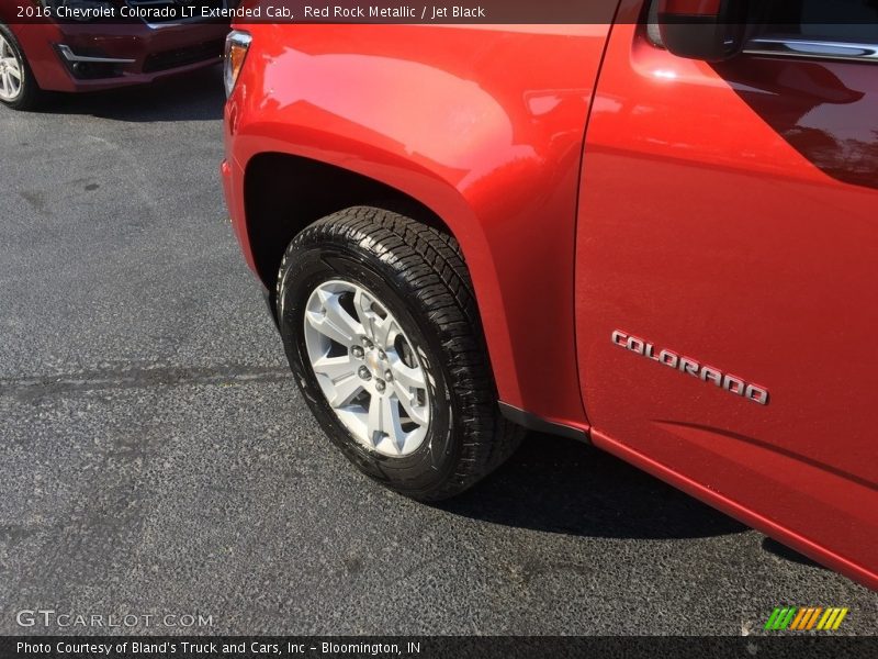 Red Rock Metallic / Jet Black 2016 Chevrolet Colorado LT Extended Cab