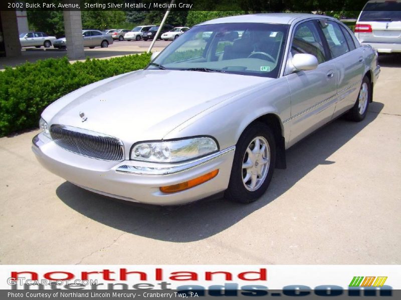 Sterling Silver Metallic / Medium Gray 2002 Buick Park Avenue