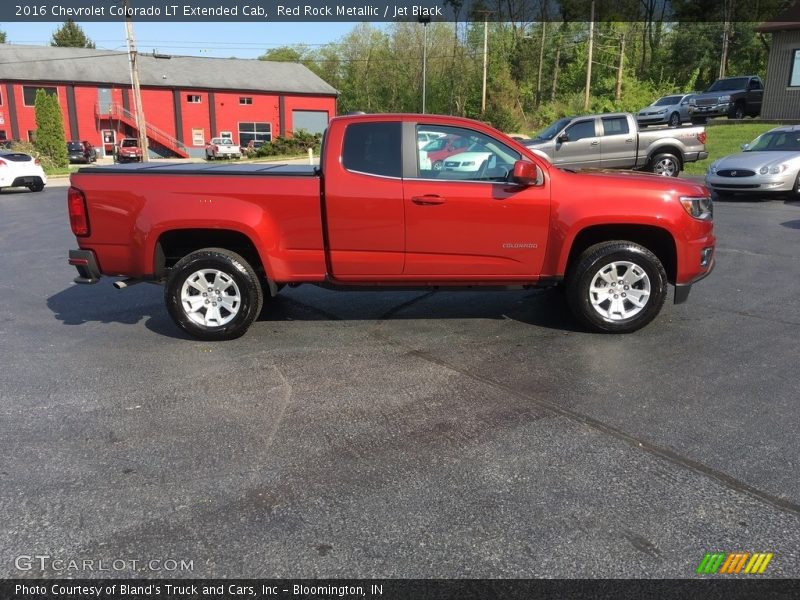 Red Rock Metallic / Jet Black 2016 Chevrolet Colorado LT Extended Cab
