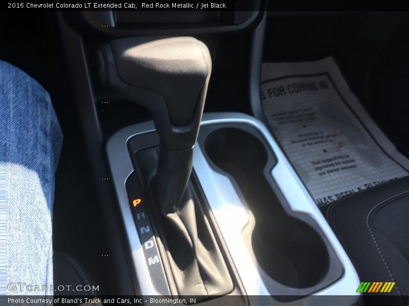 Red Rock Metallic / Jet Black 2016 Chevrolet Colorado LT Extended Cab