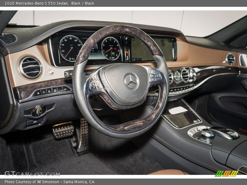 Black / Black 2016 Mercedes-Benz S 550 Sedan