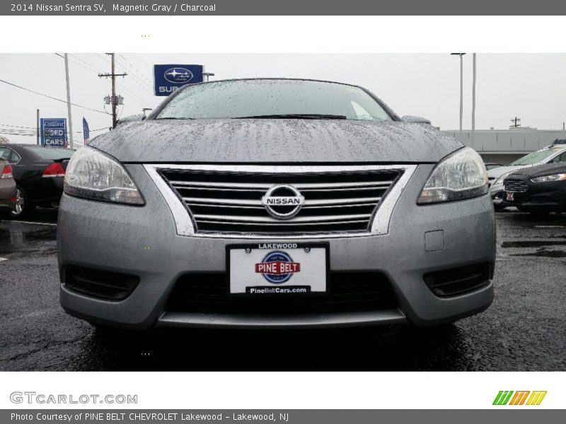 Magnetic Gray / Charcoal 2014 Nissan Sentra SV