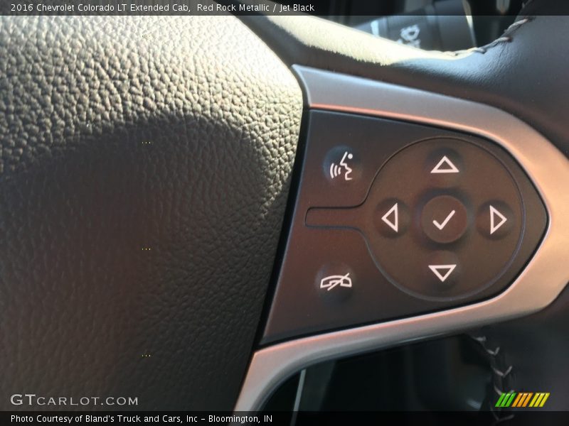 Red Rock Metallic / Jet Black 2016 Chevrolet Colorado LT Extended Cab