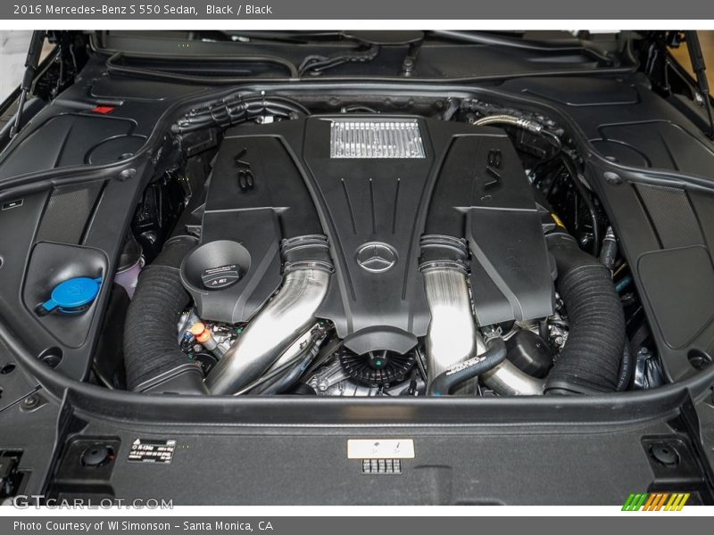 Black / Black 2016 Mercedes-Benz S 550 Sedan