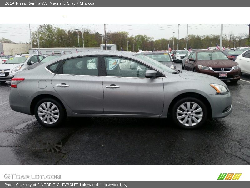 Magnetic Gray / Charcoal 2014 Nissan Sentra SV