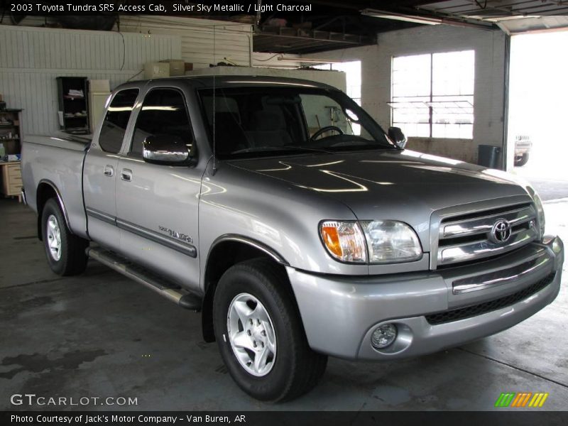 Silver Sky Metallic / Light Charcoal 2003 Toyota Tundra SR5 Access Cab