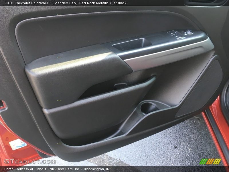 Red Rock Metallic / Jet Black 2016 Chevrolet Colorado LT Extended Cab